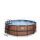 Exit Toys Timber Style EXIT Wood zwembad met filterpomp