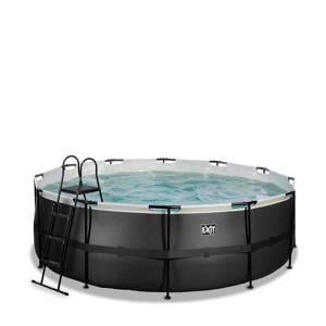 Black Leather EXIT Black Leather zwembad met filterpomp