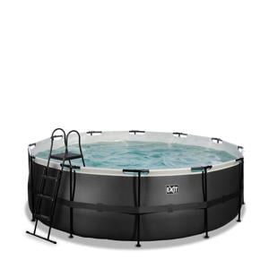 Black Leather EXIT Black Leather zwembad met filterpomp