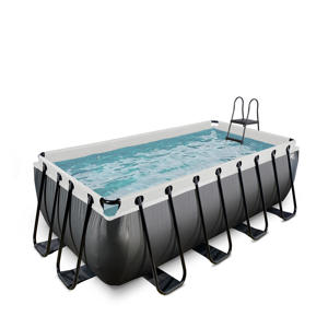 Black Leather EXIT Black Leather zwembad met filterpomp