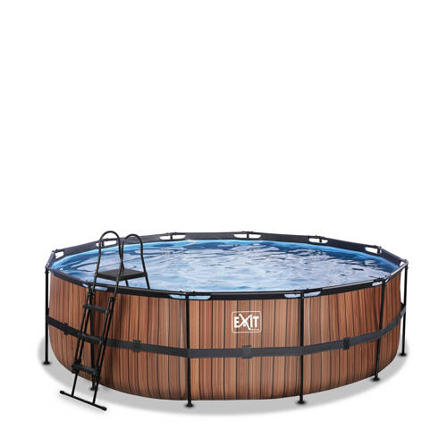 Exit Toys Timber Style EXIT Wood zwembad met filterpomp afbeelding