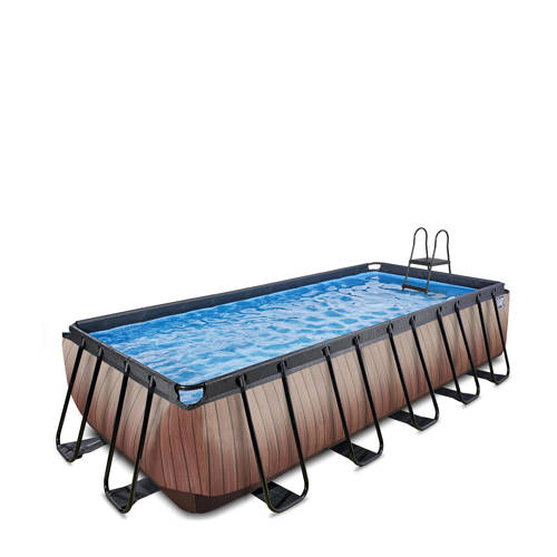 Exit Toys Timber Style EXIT Wood zwembad met filterpomp afbeelding