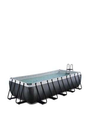 Black Leather EXIT Black Leather zwembad met filterpomp