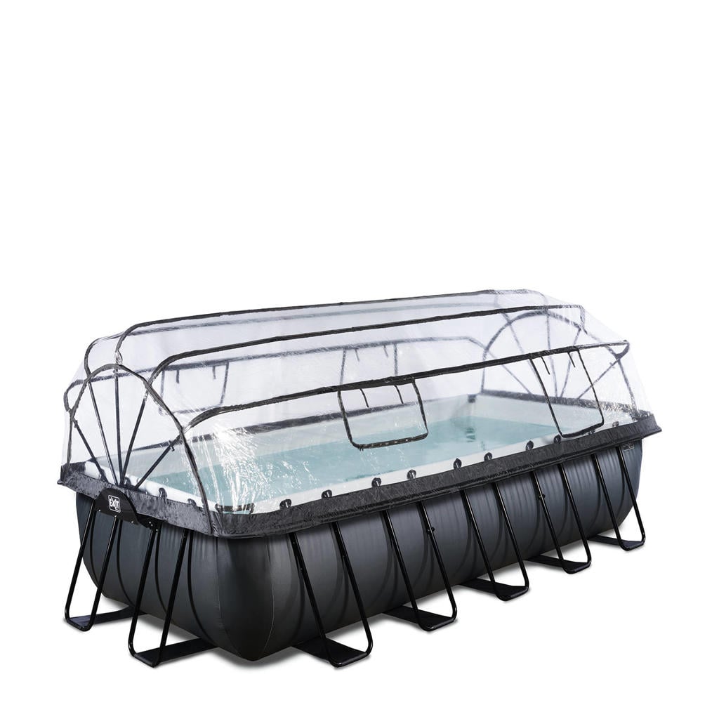 Exit Toys Black Leather EXIT Black Leather zwembad met zandfilterpomp en overkapping