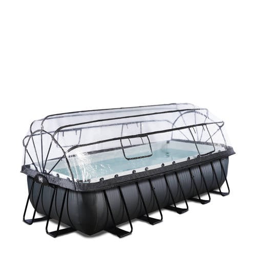 Exit Toys Black Leather EXIT Black Leather zwembad met zandfilterpomp en overkapping afbeelding