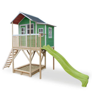 Loft 750 houten speelhuis - groen