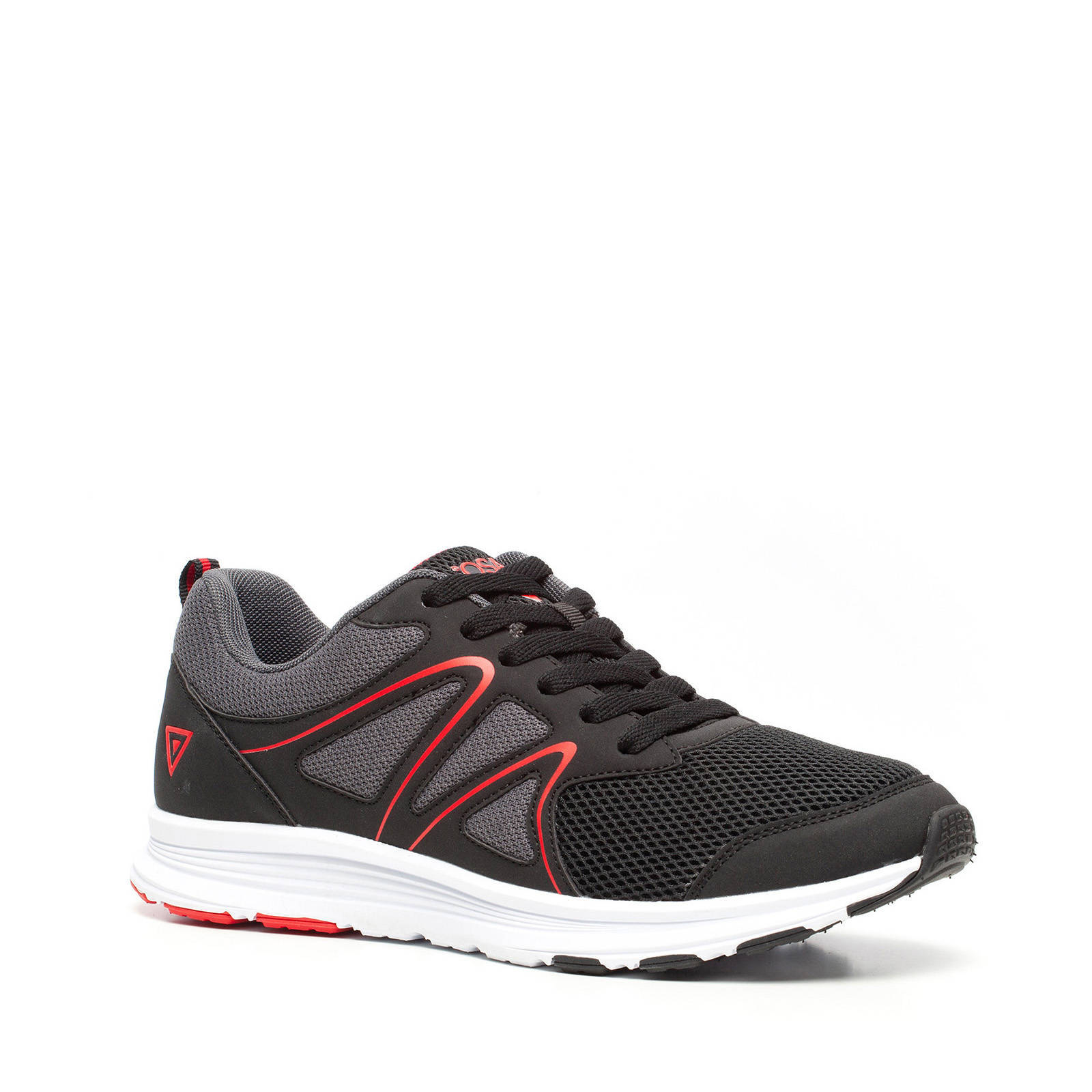 Scapino Osaga Pro hardloopschoenen zwart/rood | wehkamp