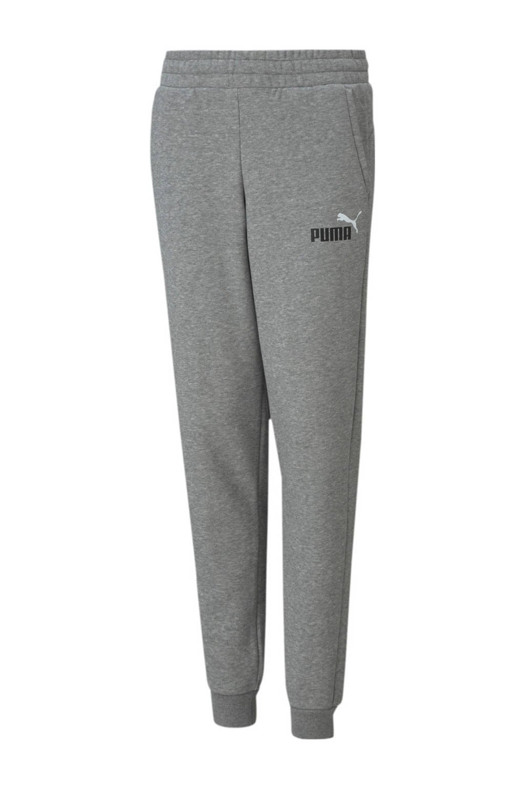 Puma joggingbroek grijs melange, Grijs melange