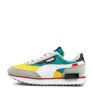 Future Rider Play On sneakers geel/blauw/lichtoranje