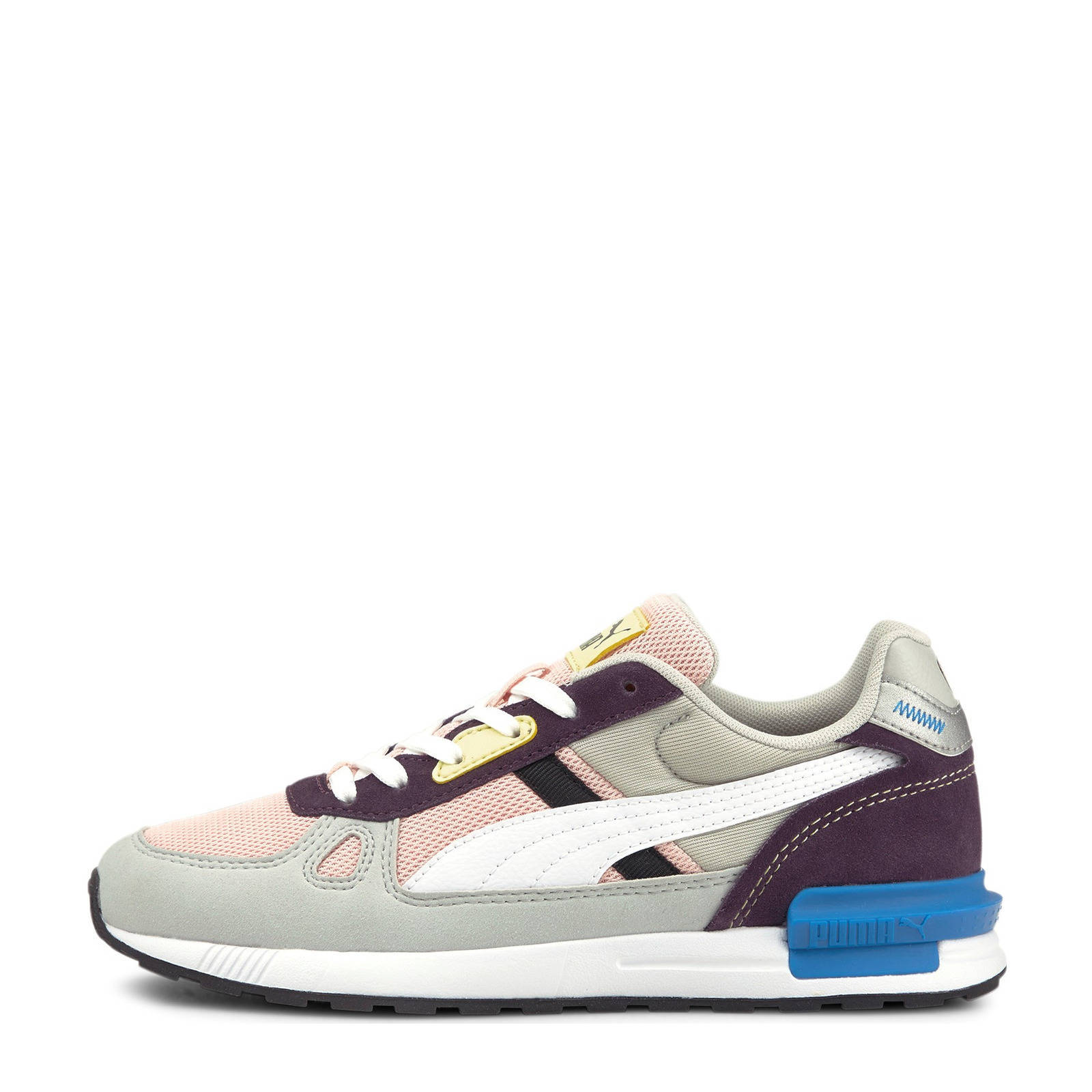 Puma Graviton Pro sneakers grijs/wit/roze | wehkamp