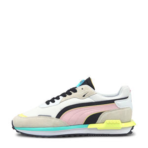 City Rider  sneakers grijs/roze/geel