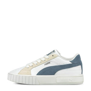 Cali Star Mix sneaker wit/blauw/ecru