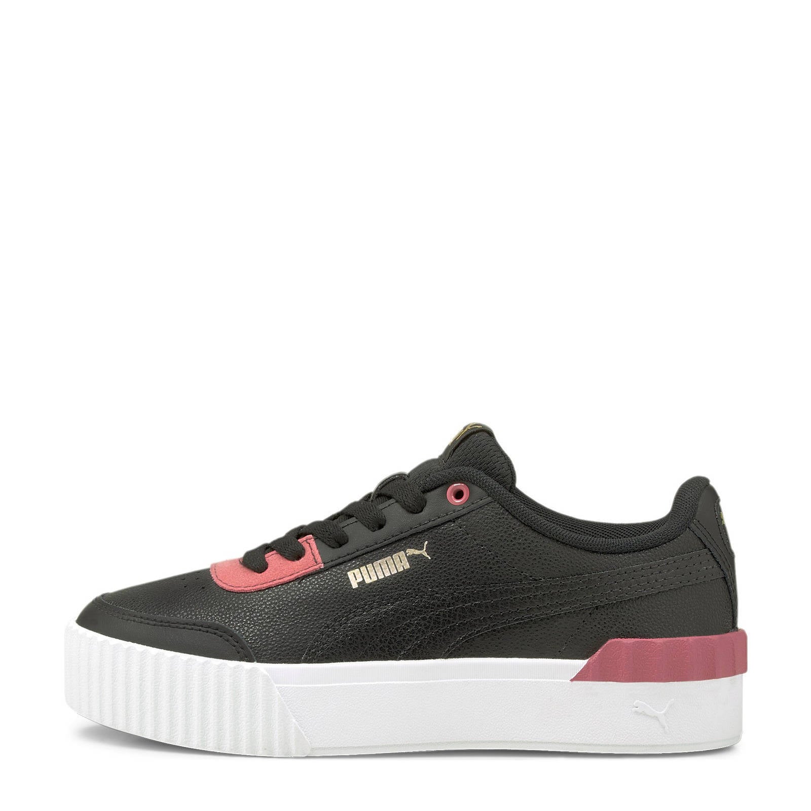 Puma Carina Lift Jr. sneakers zwart/roze | wehkamp