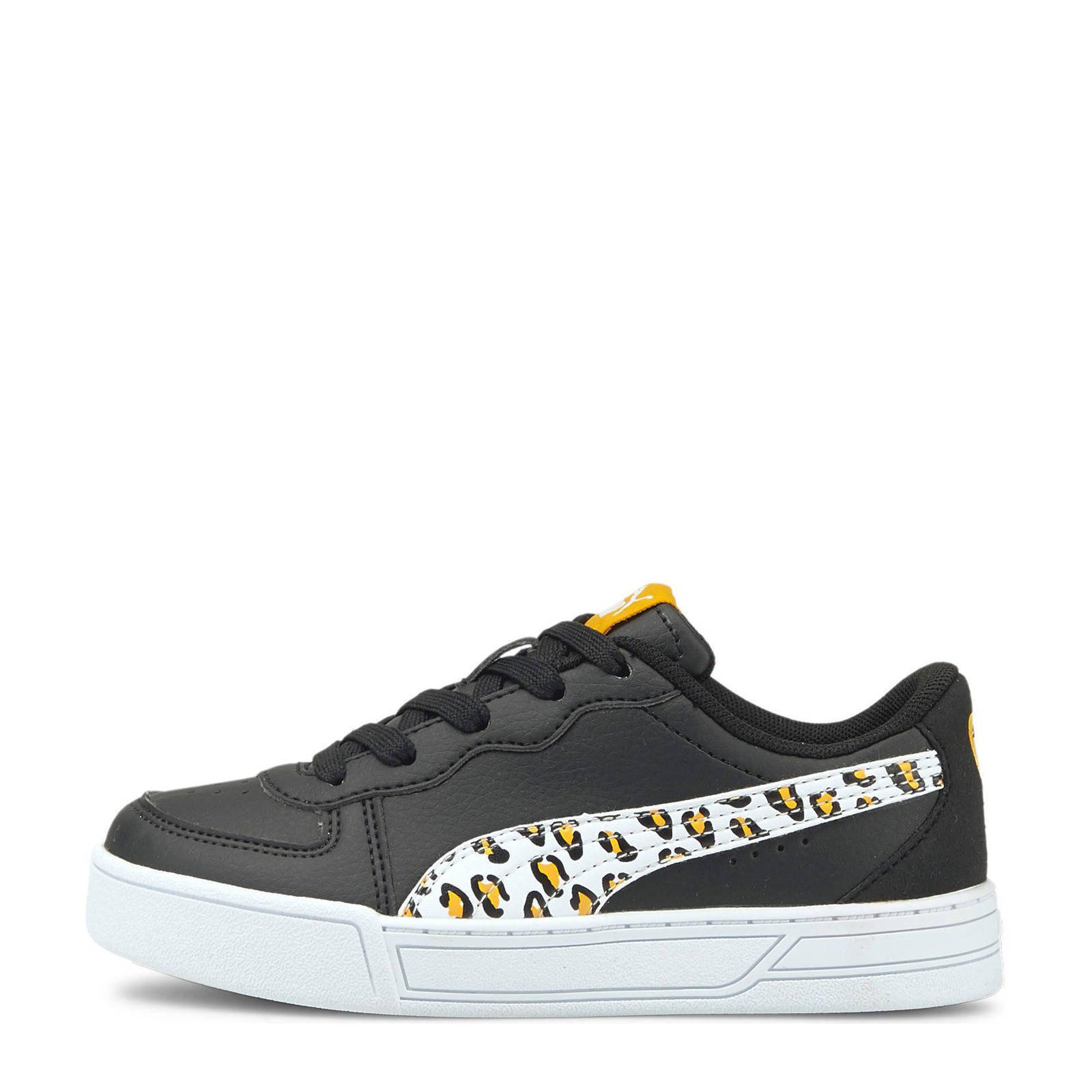Puma Skye Roar PS sneakers met panterprint zwart/wit/geel | wehkamp