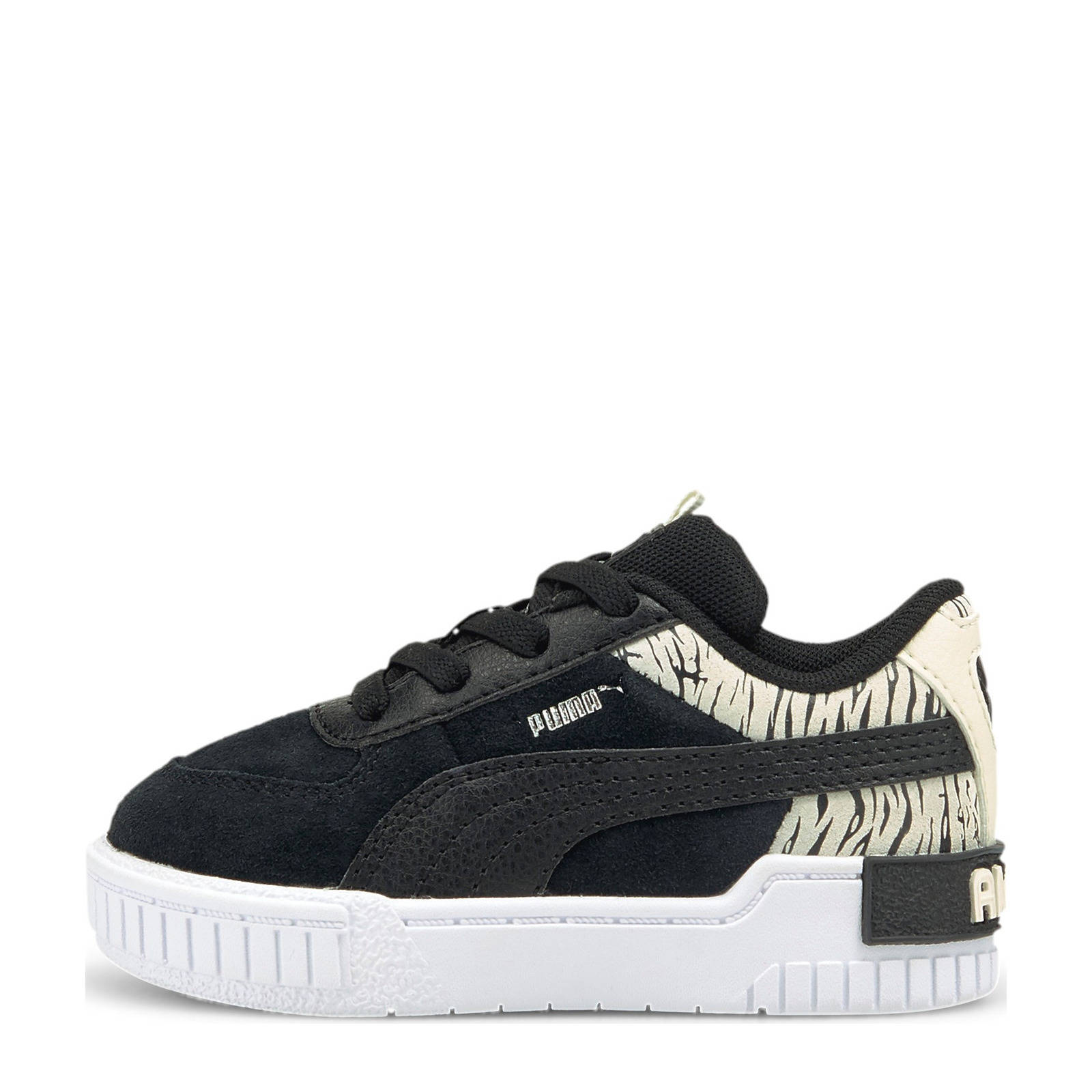 Puma Cali Sport Roar AC Inf sneakers zwart/beige | wehkamp