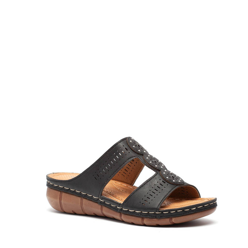 Dames Scapino Scapino Badslippers Kind Scapino Slippers Zwart