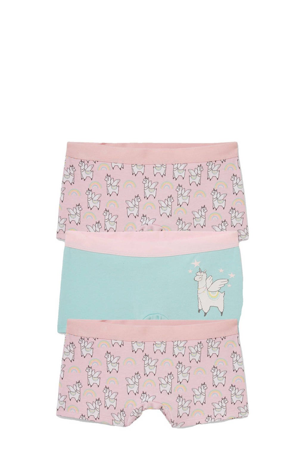 C&A Palomino short - set van 3 met print roze/turquoise, Roze