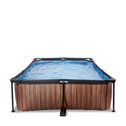 thumbnail: EXIT  Frame Pool 300x200x65cm (12v Cartridge filter) - Houtbruin