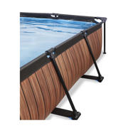 thumbnail: EXIT  Frame Pool 300x200x65cm (12v Cartridge filter) - Houtbruin