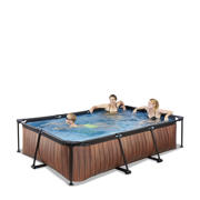 thumbnail: EXIT  Frame Pool 300x200x65cm (12v Cartridge filter) - Houtbruin