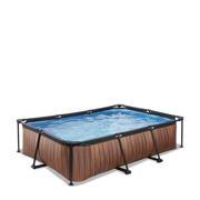 thumbnail: EXIT  Frame Pool 300x200x65cm (12v Cartridge filter) - Houtbruin