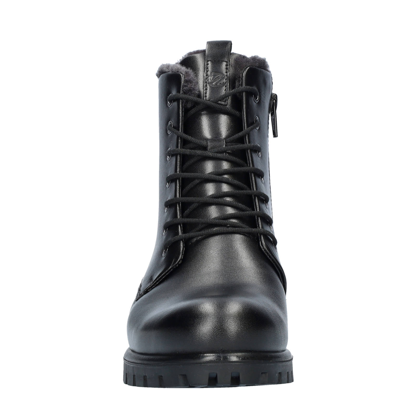 Ecco Modtray leren veterboots zwart | wehkamp