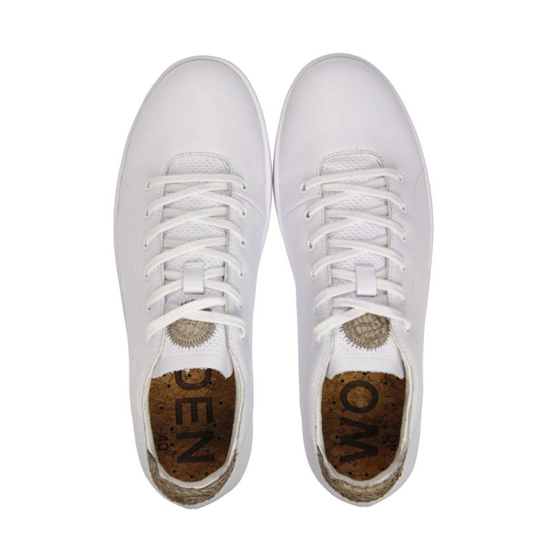 Woden Jane Leather II leren sneakers wit | wehkamp