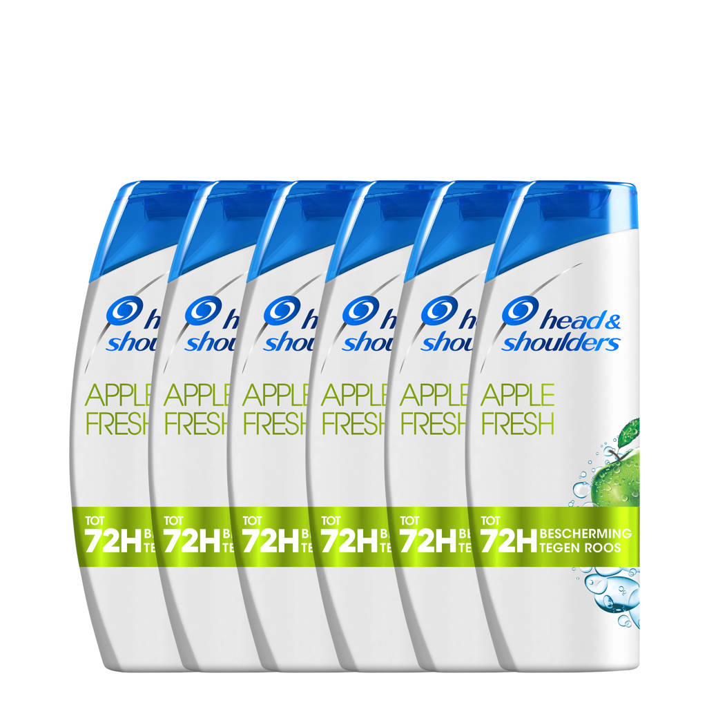 Head & Shoulders Apple Fresh anti-roos shampoo - 6 x 285 ml - voordeelverpakking