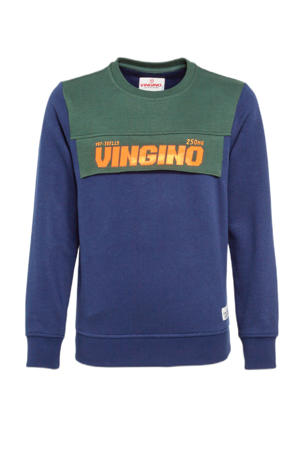 sweater Nima blauw/groen