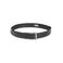 PIECES leren riem PCNADY zwart