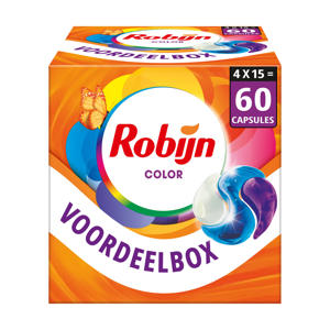 3-in-1 wascapsules Color - 4 x 15 wasbeurten - 60 wasbeurten