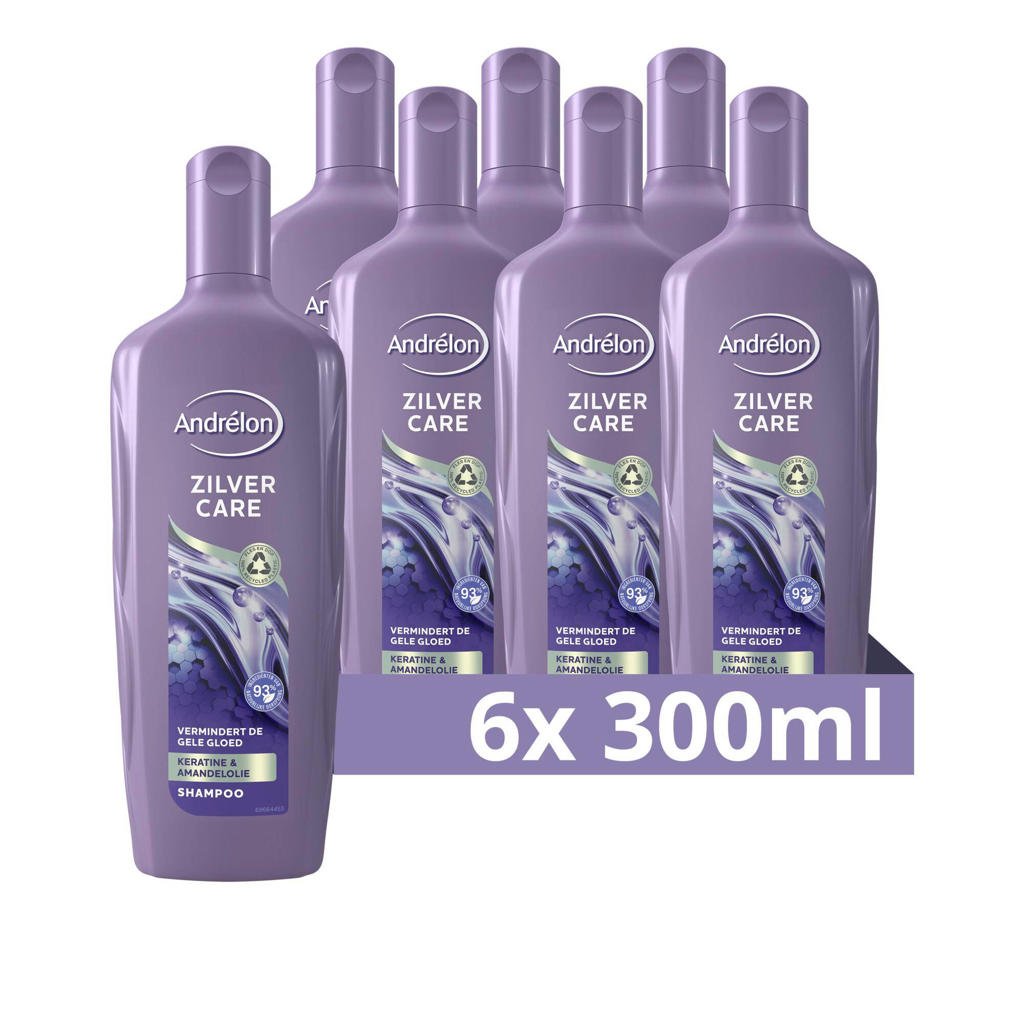 Andrelon Special Zilver Care shampoo - 6 x 300 ml - voordeelverpakking