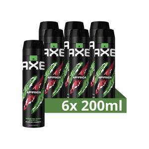 Africa deodorant bodyspray - 6 x 200ml