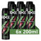 Axe Africa deodorant bodyspray - 6 x 200ml