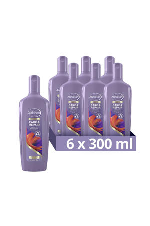 Wehkamp Andrélon Care & Repair shampoo - 6 x 300 ml aanbieding