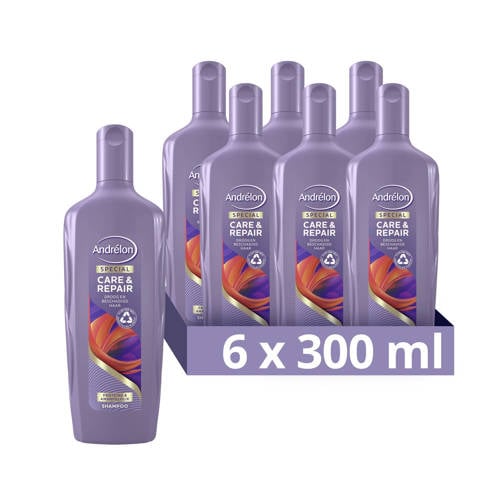 Andrelon Special Intense Care & Repair shampoo - 6 x 300 ml - voordeelverpakking