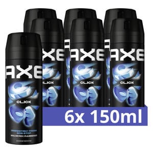 Click deodorant bodyspray - 6 x 150 ml
