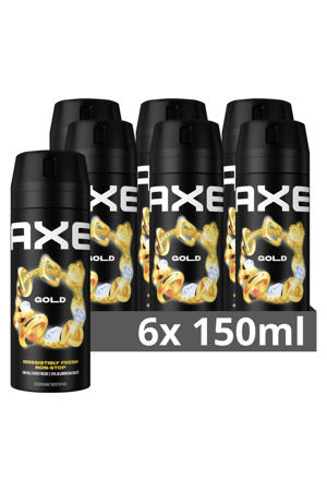 Gold deodorant bodyspray - 6 x 150 ml