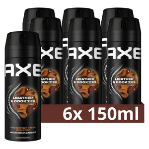 Leather & Cookies deodorant bodyspray - 6 x 150 ml