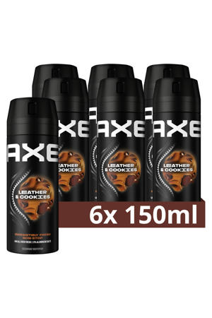 Leather & Cookies deodorant bodyspray - 6 x 150 ml