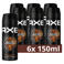 Axe Leather & Cookies deodorant bodyspray - 6 x 150 ml
