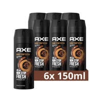 Axe Dark Temptation bodyspray deodorant - 6 x 150 ml - voordeelverpakking