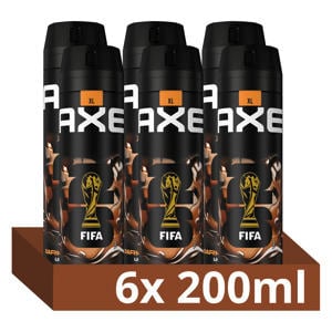 Dark Temptation FIFA Limited Edition deodorant bodyspray - 6 x 200 ml
