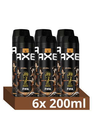 Dark Temptation FIFA Limited Edition deodorant bodyspray - 6 x 200 ml