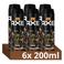 Axe Dark Temptation FIFA Limited Edition deodorant bodyspray - 6 x 200 ml