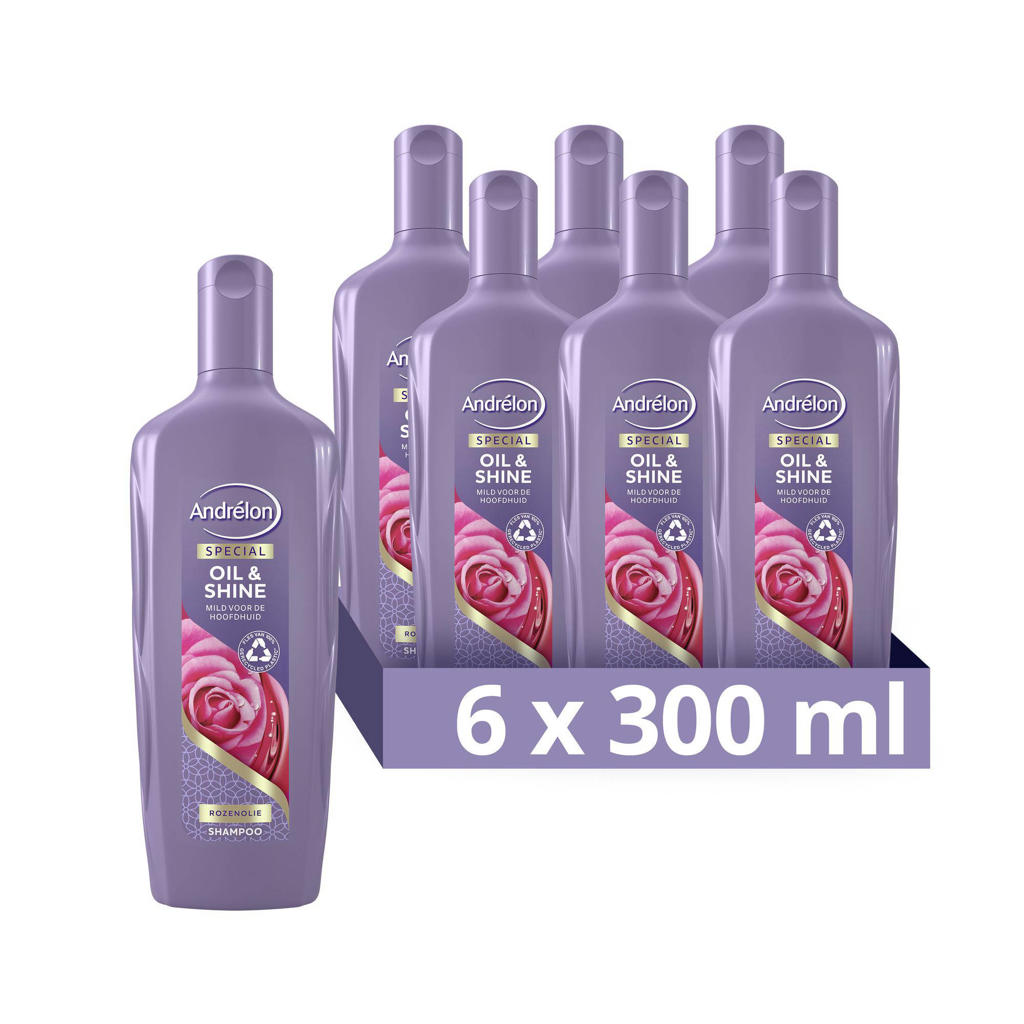Andrelon Special Oil & Shine shampoo - 6 x 300 ml - voordeelverpakking