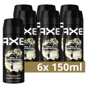 Gold Temptation deodorant bodyspray - 6 x 150 ml