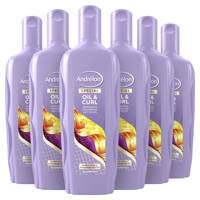 Andrelon Special Oil & Curl shampoo - 6 x 300 ml - voordeelverpakking