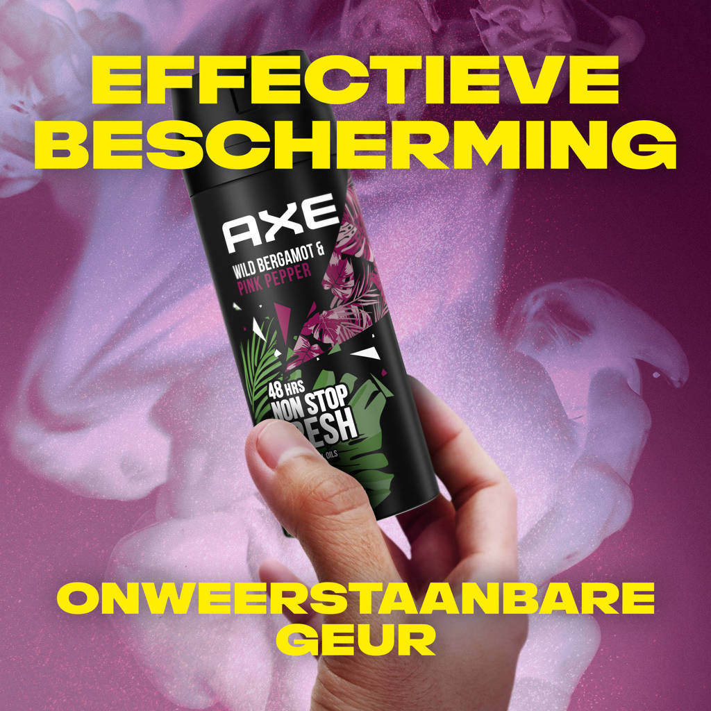 Axe Axe Bergamot & Pink Pepper Bodyspray Deodorant - 6 x 150 ml - Voordeelverpakking |