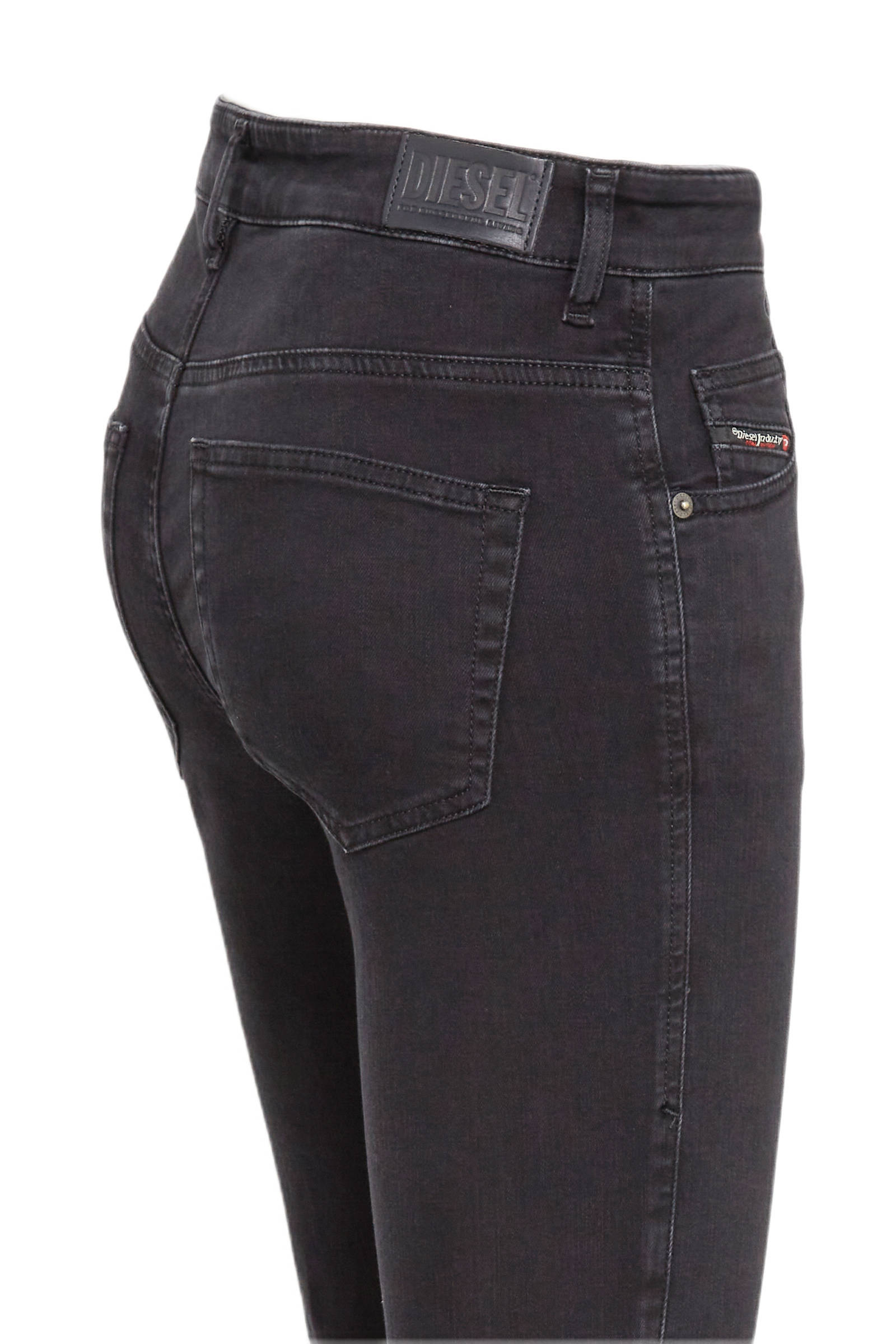 Diesel high waist skinny jeans D-Slandy-High zwart | wehkamp